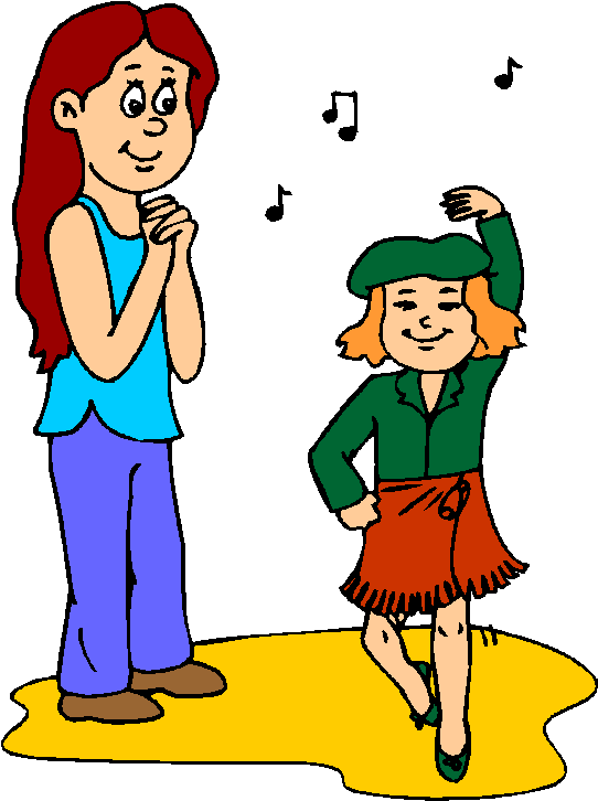 Kindergarten Clipart Concert - Teach Singing Clip Art - Png Download (569x736), Png Download