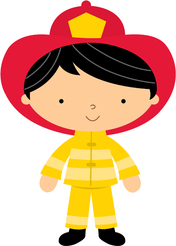 Bombeiros E Polícia - Police Officer Firefighter Clipart - Png Download (900x900), Png Download