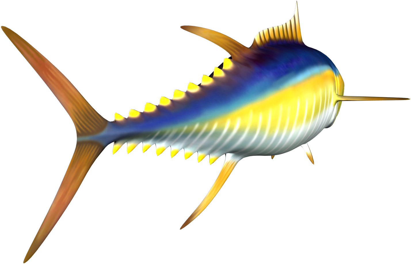 And Clip Art - Yellowfin Tuna Tuna Fish Cartoon - Png Download (1500x1060), Png Download