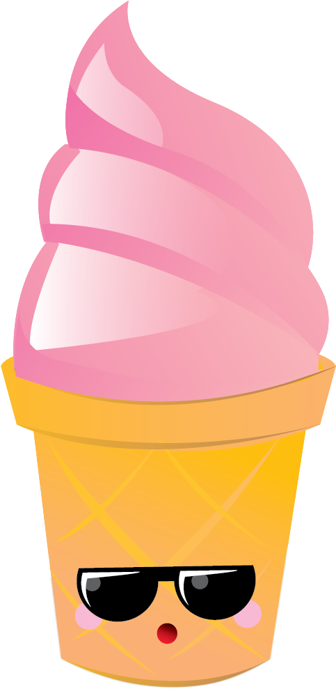 Cute Ice Cream Clipart Icecream Food Clip Art - Ice Cream Clip Art Cute - Png Download (648x1054), Png Download