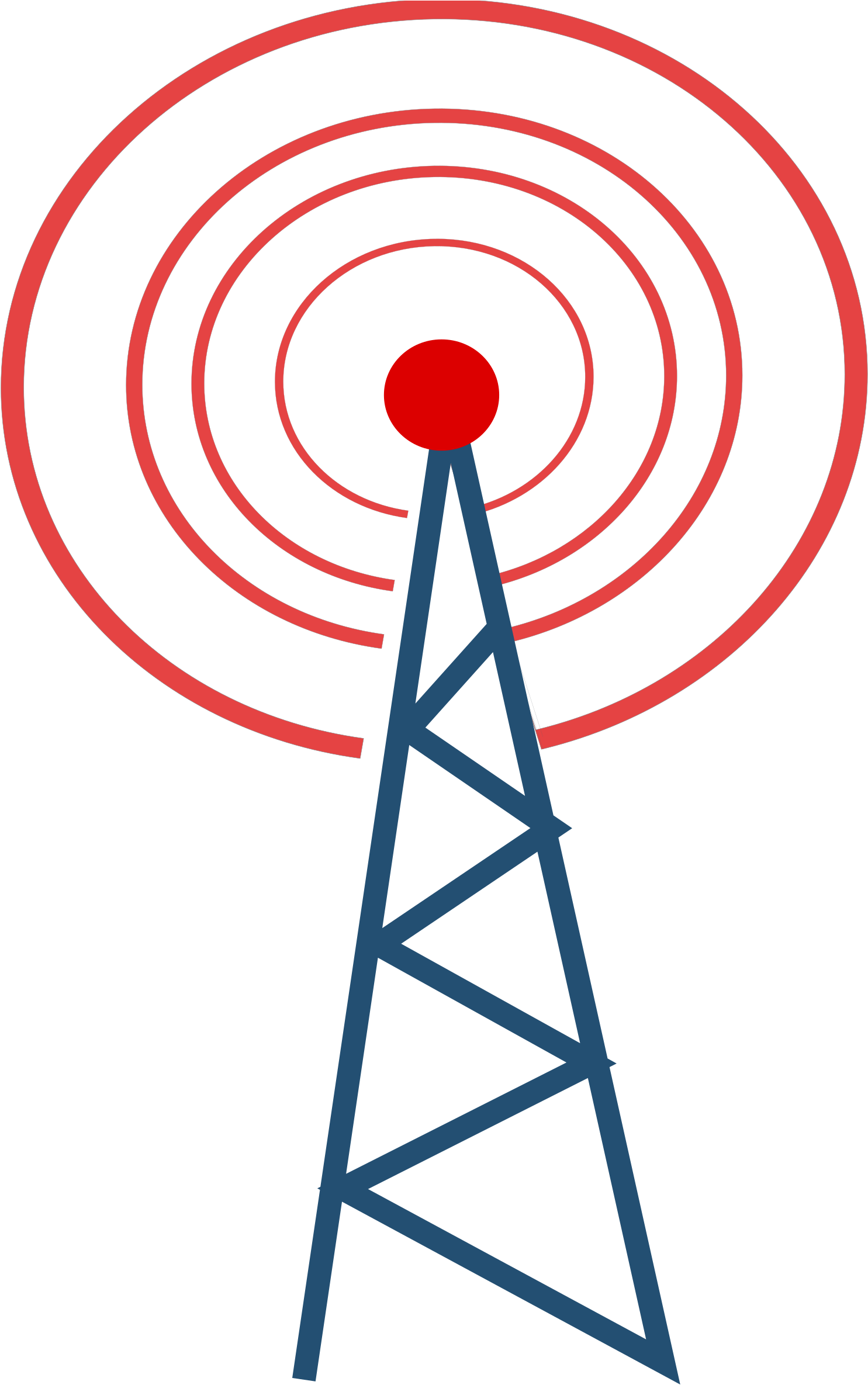 Towers Clipart Network Tower - Telecommunication Tower Clipart - Png Download (3200x2400), Png Download