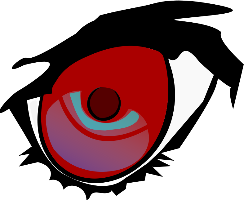 Evil Clip Art Download - Red Eye Clipart - Png Download (800x800), Png Download