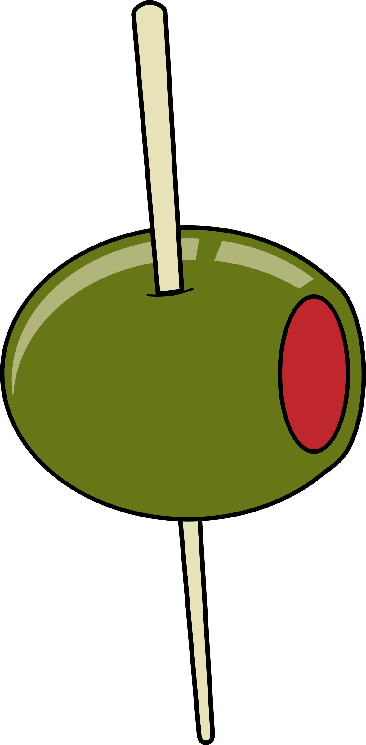 The Best Clipart Desing - Olive On A Toothpick - Png Download (1180x2400), Png Download