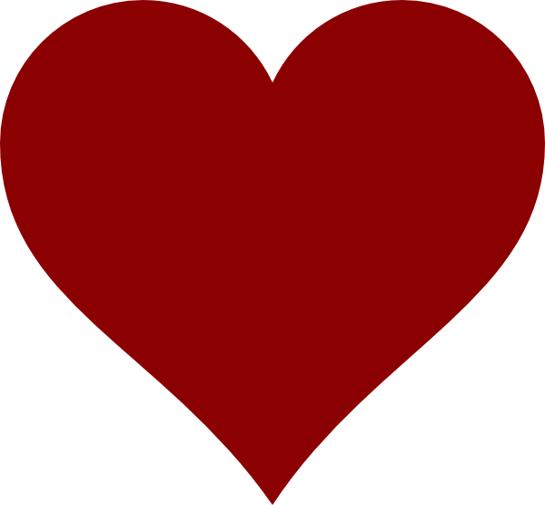 This Free Clip Arts Design Of Red Simple Heart - Heart Png Clipart Transparent Png (600x556), Png Download