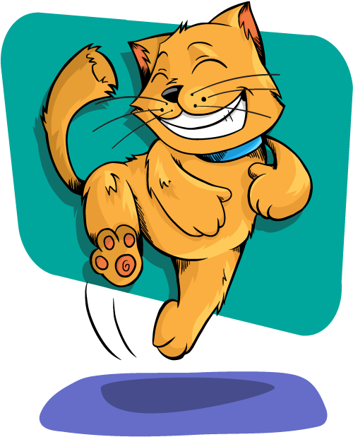 Happy Cat Great Job Clipart - Tgif Thank God Its Friday - Png Download (611x715), Png Download