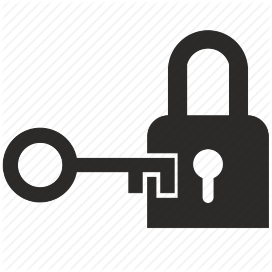 Download Key Opening Door Icon Clipart Padlock Key - Key And Door Clipart - Png Download (900x900), Png Download