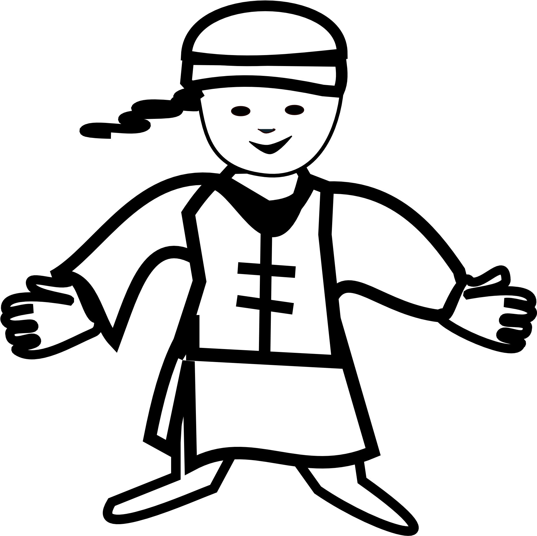 Chinese New Year - Chinese Boy Clip Art - Png Download (1979x1979), Png Download