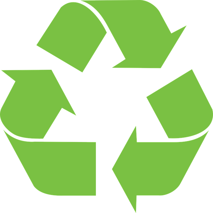 Lean Waste Cliparts - Recycling Symbol - Png Download (720x720), Png Download