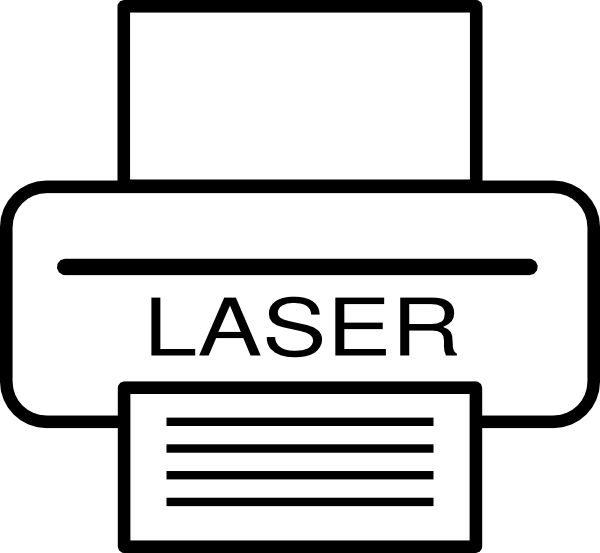 Laser Printer Clip Art - Png Download (600x553), Png Download
