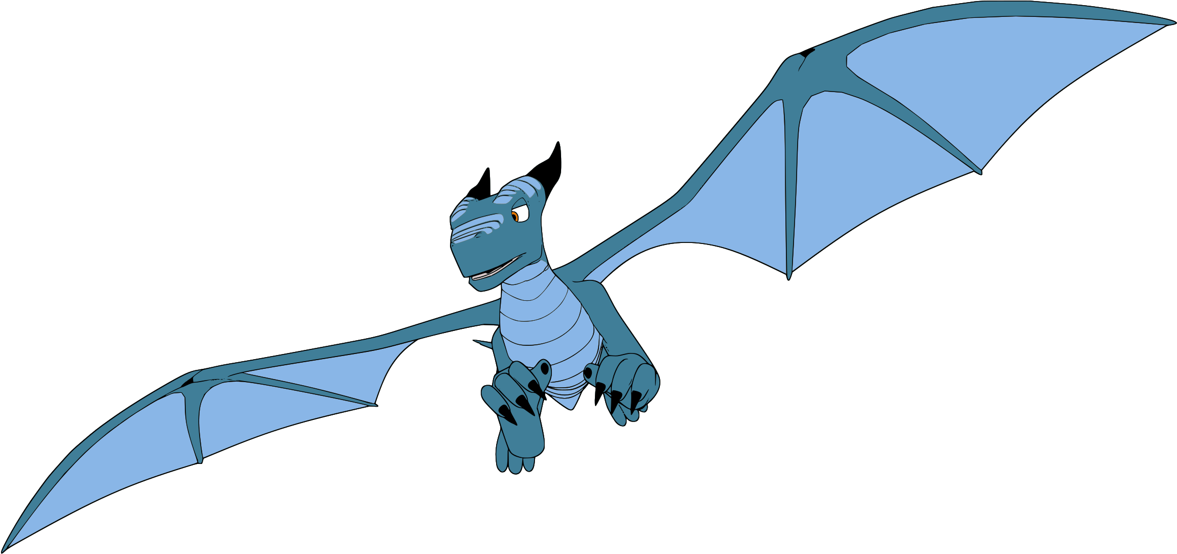 Chinese Dragon Blue Art - Clip Art - Png Download (1509x750), Png Download