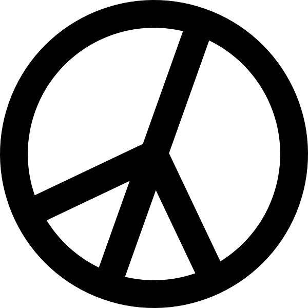 Clip Art At Clker Com Vector Online - Peace Clipart - Png Download (600x600), Png Download