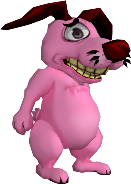 Cartoon Network Clipart Courage The Cowardly Dog - Cartoon Network Fusionfall Courage - Png Download (750x650), Png Download