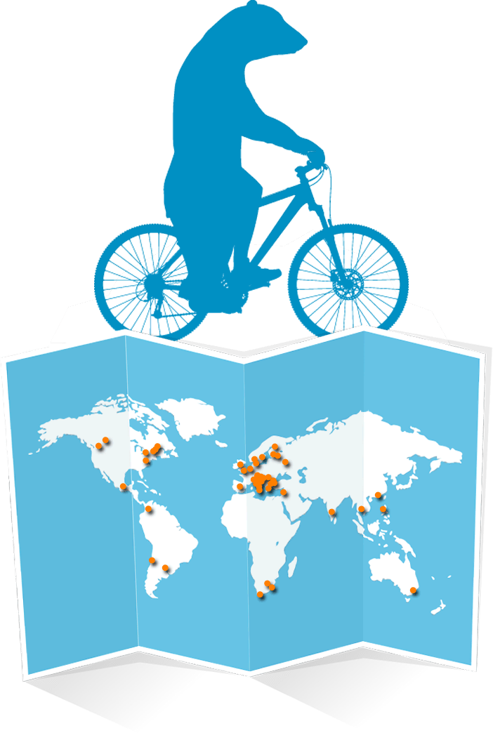 Bobbing Around Volume Number In Cities The - Stretched Canvas Print: Brinkman's World Map Golden Clipart (702x1044), Png Download