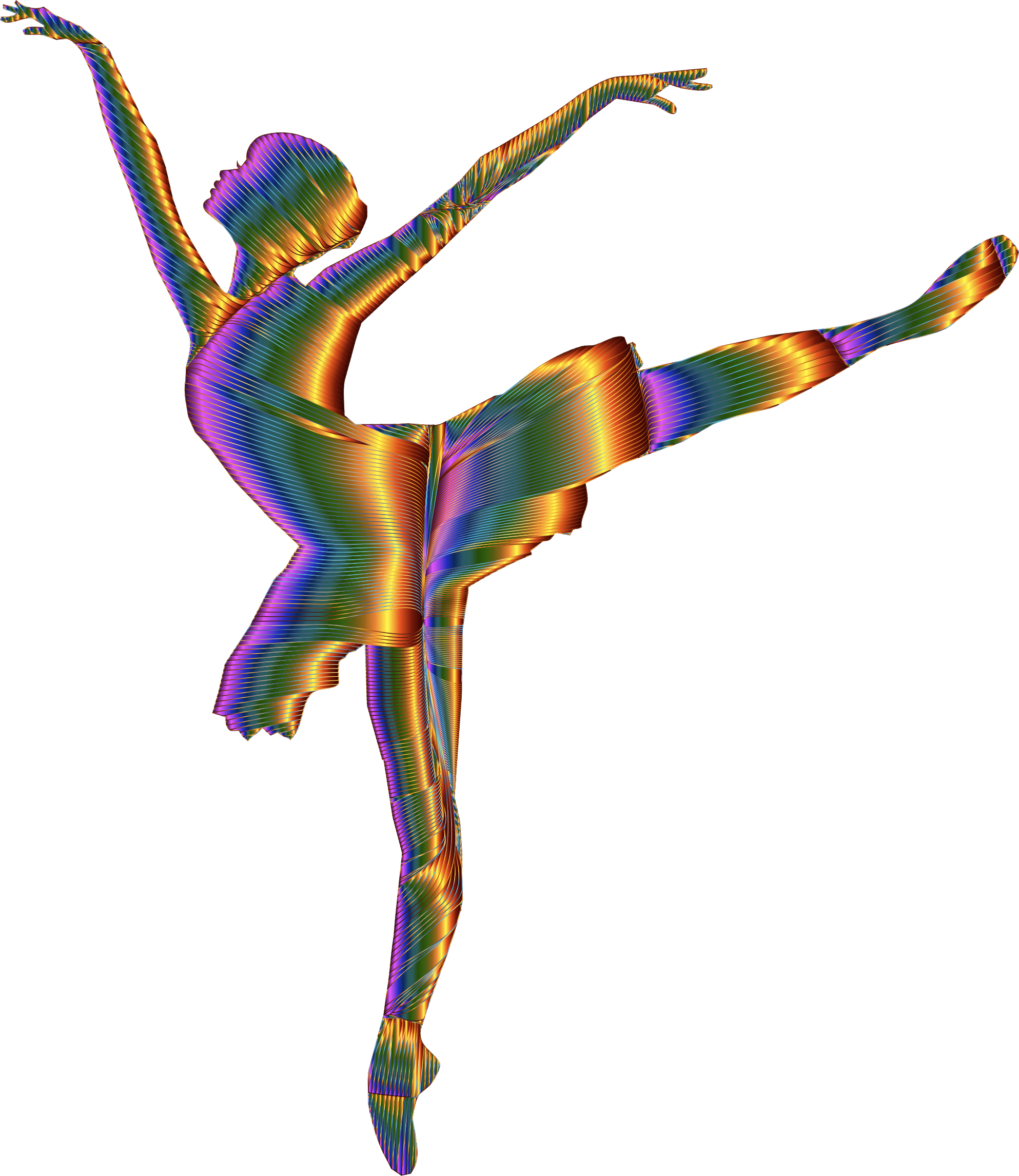 Dance Silhouette Clip Art At Getdrawings - Ballet Dancer Clip Art - Png Download (1986x2292), Png Download