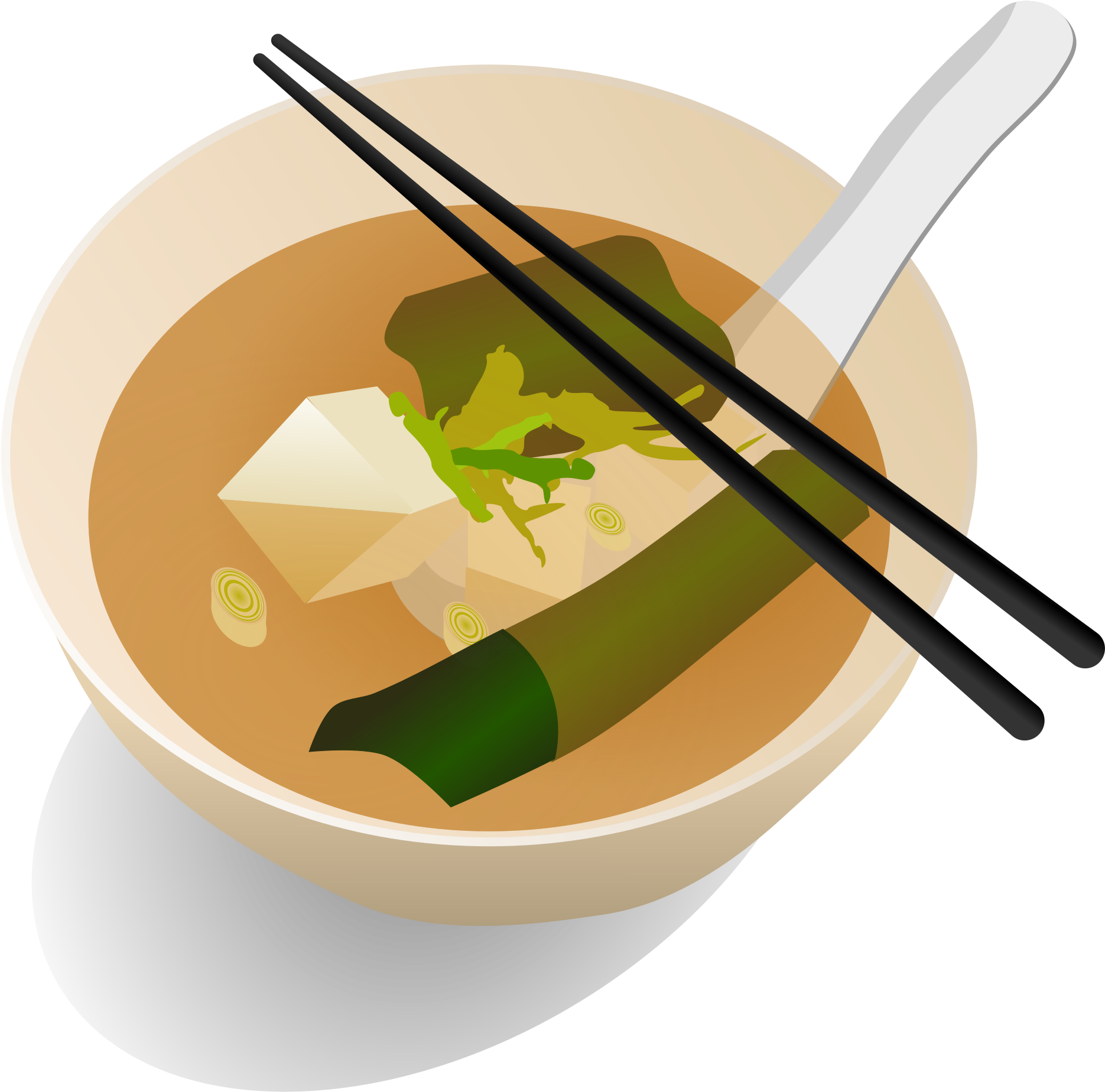 Soup Clip Art - Miso Soup Clipart - Png Download (1331x1483), Png Download