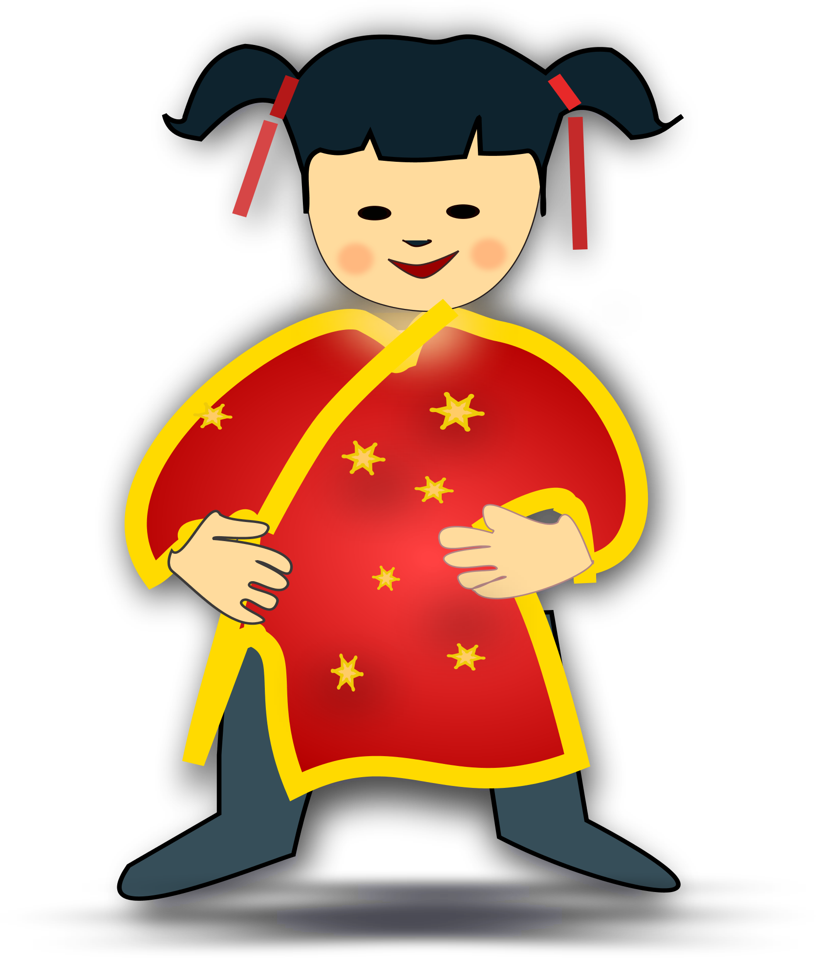 Clipart Info - Chinese Person Clip Art - Png Download (2020x2020), Png Download