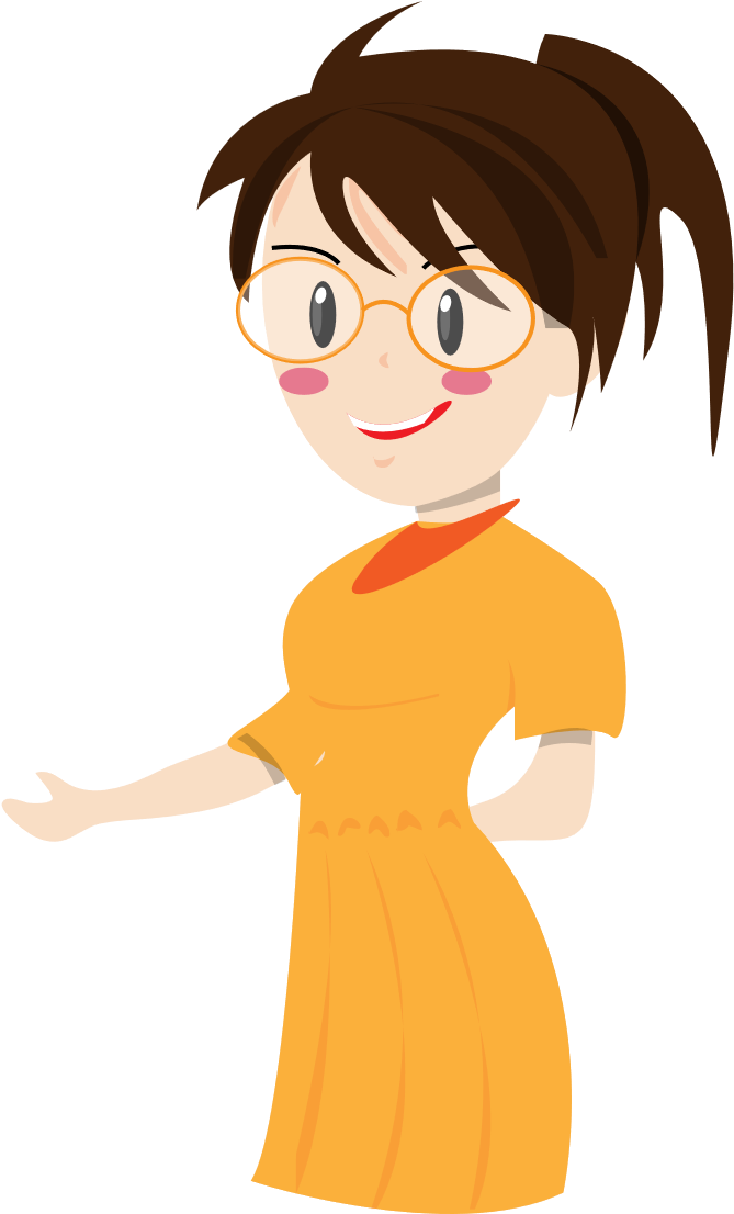 Free Teacher - Teacher Woman Cartoon Clipart (483x800), Png Download