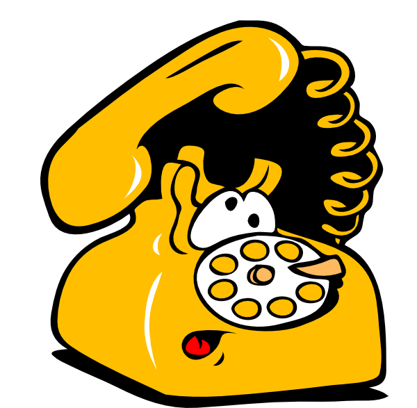 Animated Telephone Clipart - Phone Clip Art - Png Download (600x587), Png Download