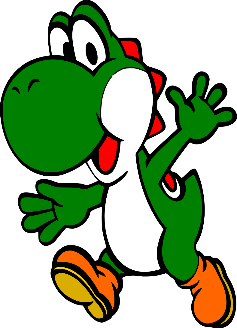 Super Mario Clip Art - Yoshi Clip Art - Png Download (789x1092), Png Download