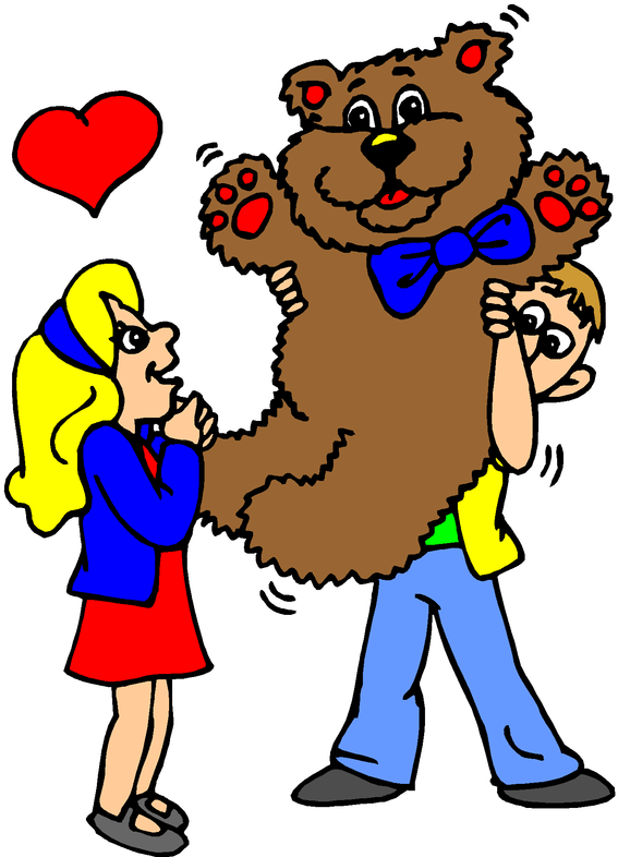 Valentine's Day Free Clip Art - Gif - Png Download (595x800), Png Download