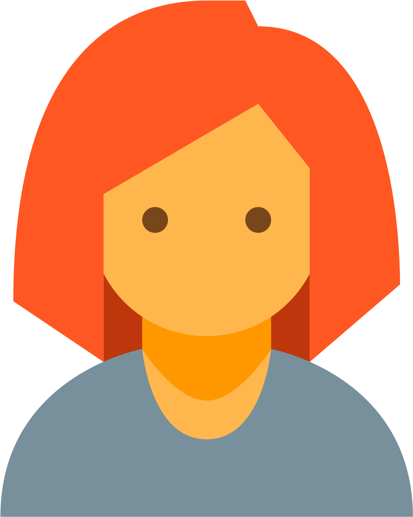 Png Free Library File Icons Businesswoman Wikimedia - Women Flat Icon Png Clipart (2000x2000), Png Download