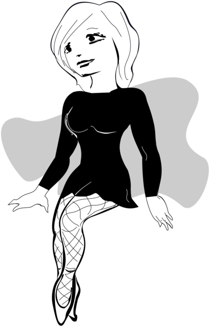 Wedding Dress Clothing Safety Pin Negligee - Clip Art - Png Download (530x750), Png Download