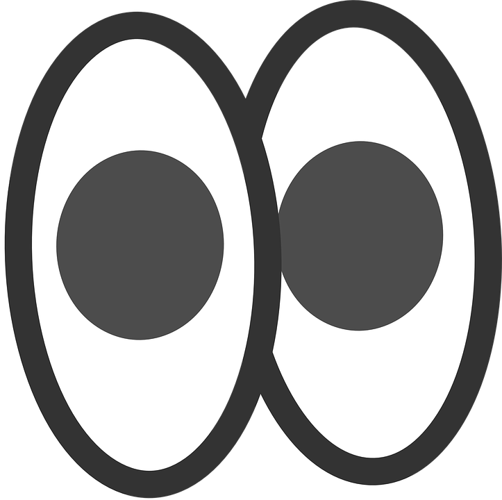 Eye Clipart Pair - Big Pair Of Eyes - Png Download (723x720), Png Download
