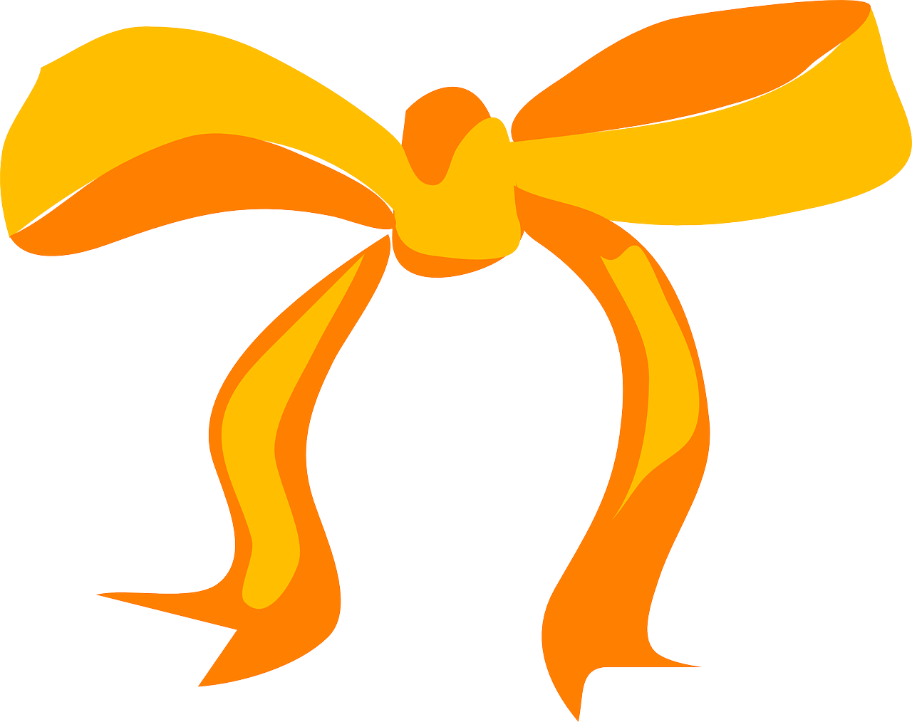 Clip Art Christmas Bow And Arrow Drawing Yellow Ribbon - Fiocco Png Transparent Png (946x750), Png Download