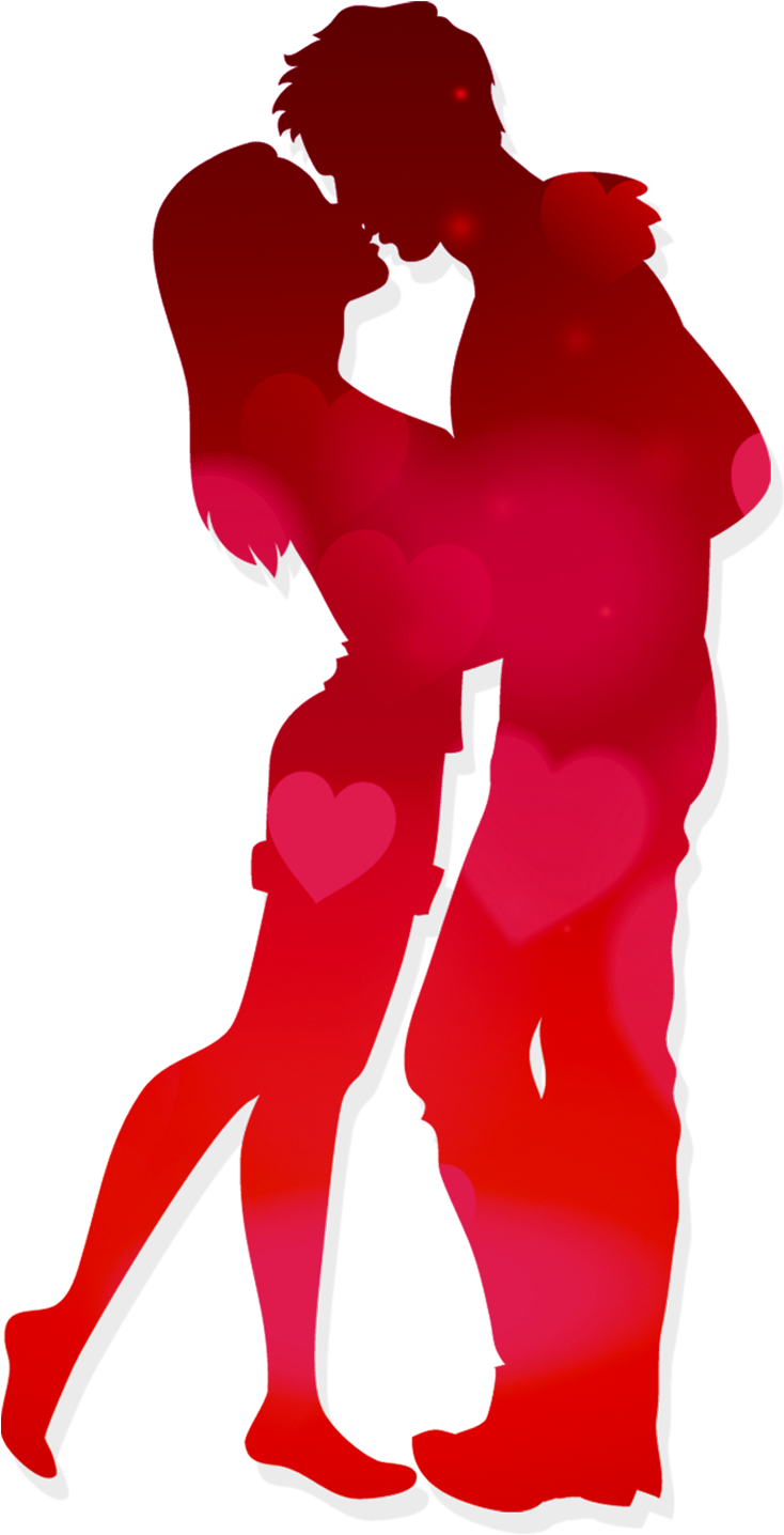 Kegel Exercise Couple Woman - Kissing Girls Png Clipart (794x1471), Png Download