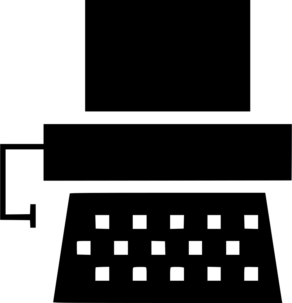Clip Royalty Free Download Clipart Typewriter - Portable Network Graphics - Png Download (576x598), Png Download