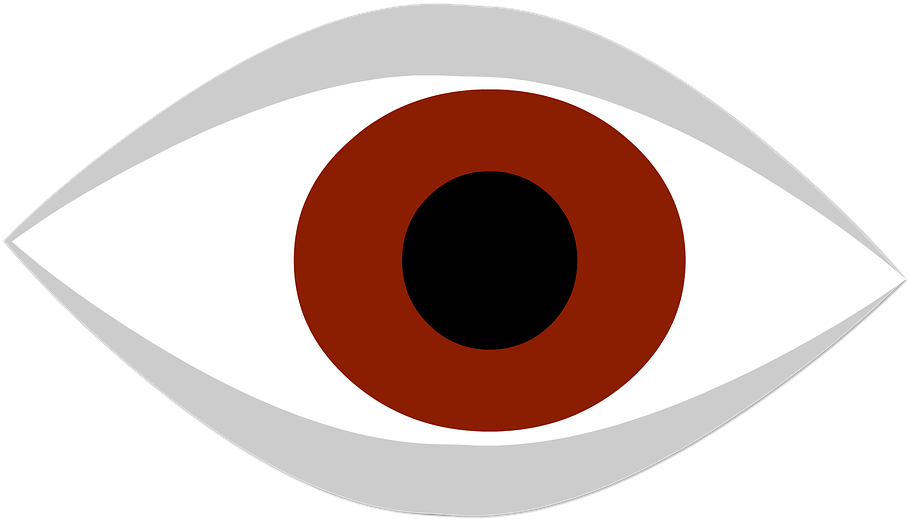 Brown Eyes Clipart Mata - Eye - Png Download (960x575), Png Download