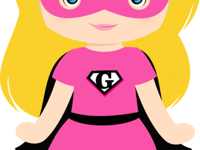 Batgirl Clipart Blonde - Desenho Super Heroina Png Transparent Png (640x480), Png Download