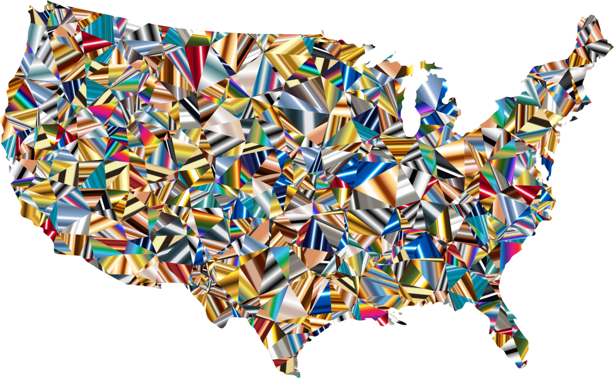 United States World Map Road Map Choropleth Map - Constitution Day T Shirt Clipart (1218x750), Png Download