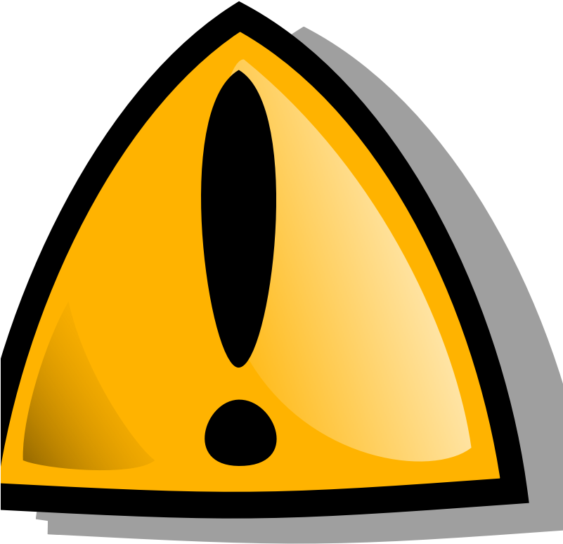 Warning Sign Computer Icons Download Traffic Sign - Warning Sign Clipart (776x750), Png Download