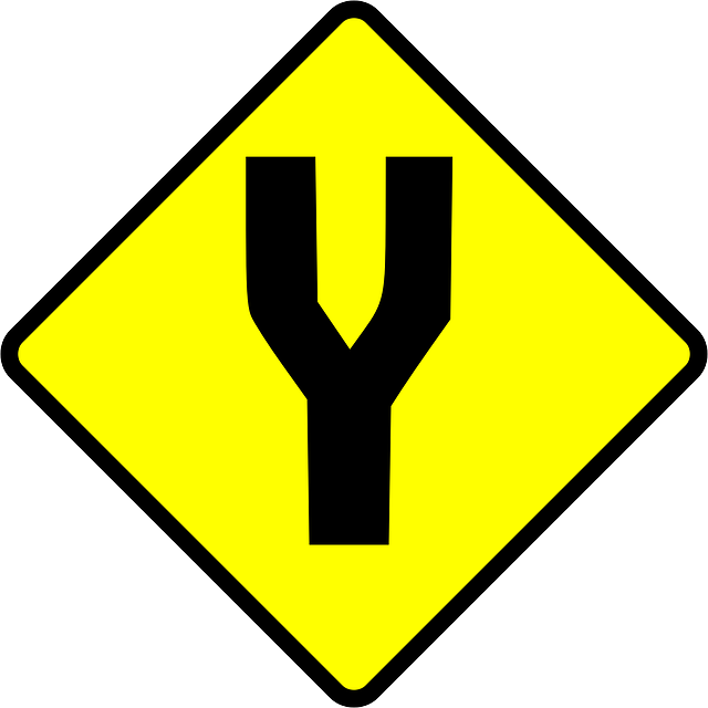Free Vector Fork In Road Clip Art - Fork In The Road Sign Clip Art - Png Download (600x600), Png Download
