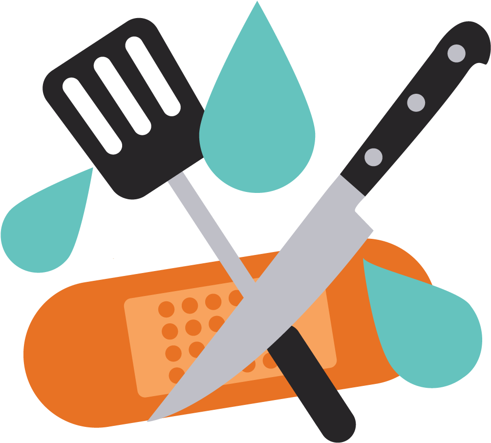 Food Cool Quality Wallpaper By - Health And Safety Kitchen Clipart (1250x1250), Png Download