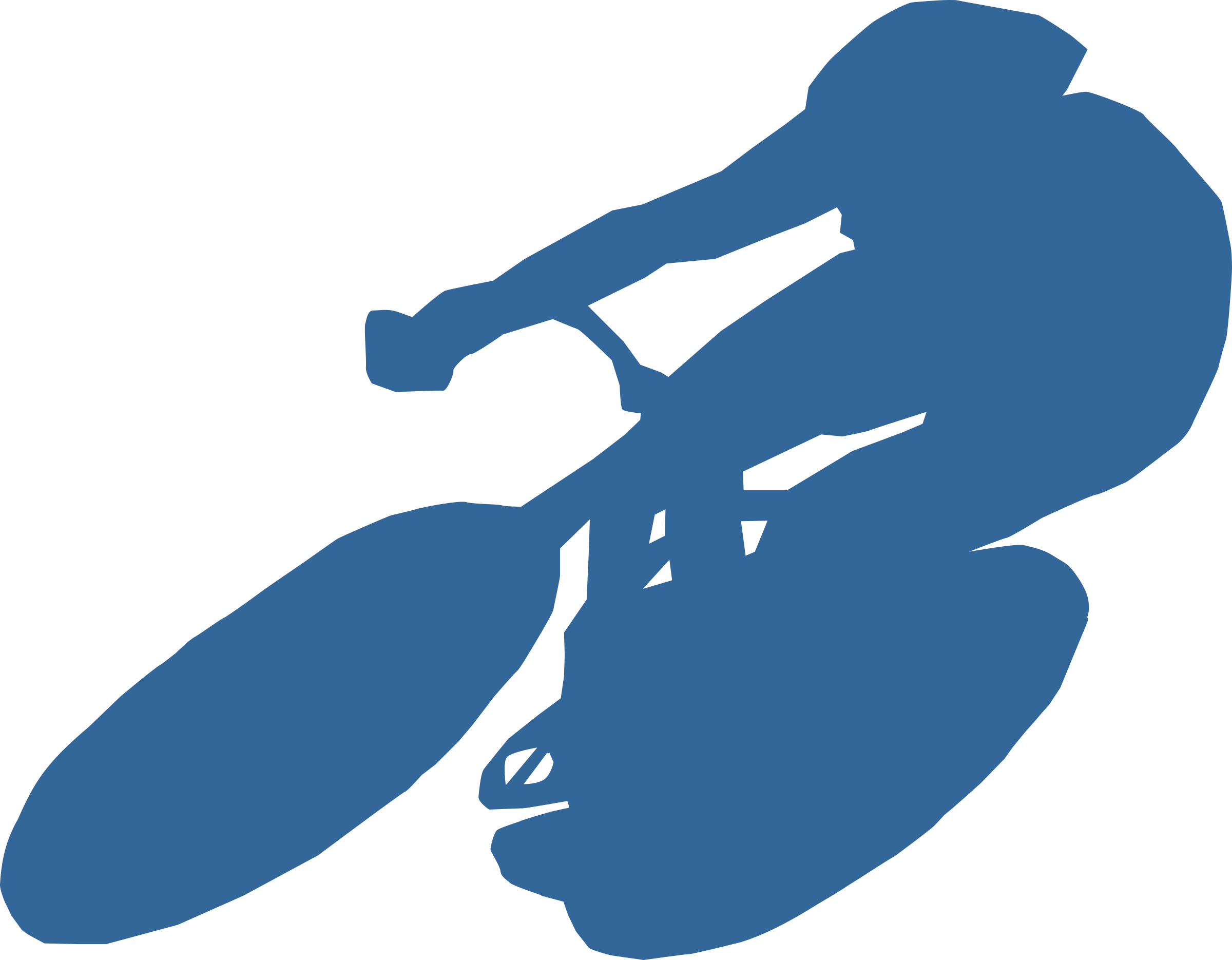 Free Cycling - Cycling Silhouette Png Clipart (800x622), Png Download