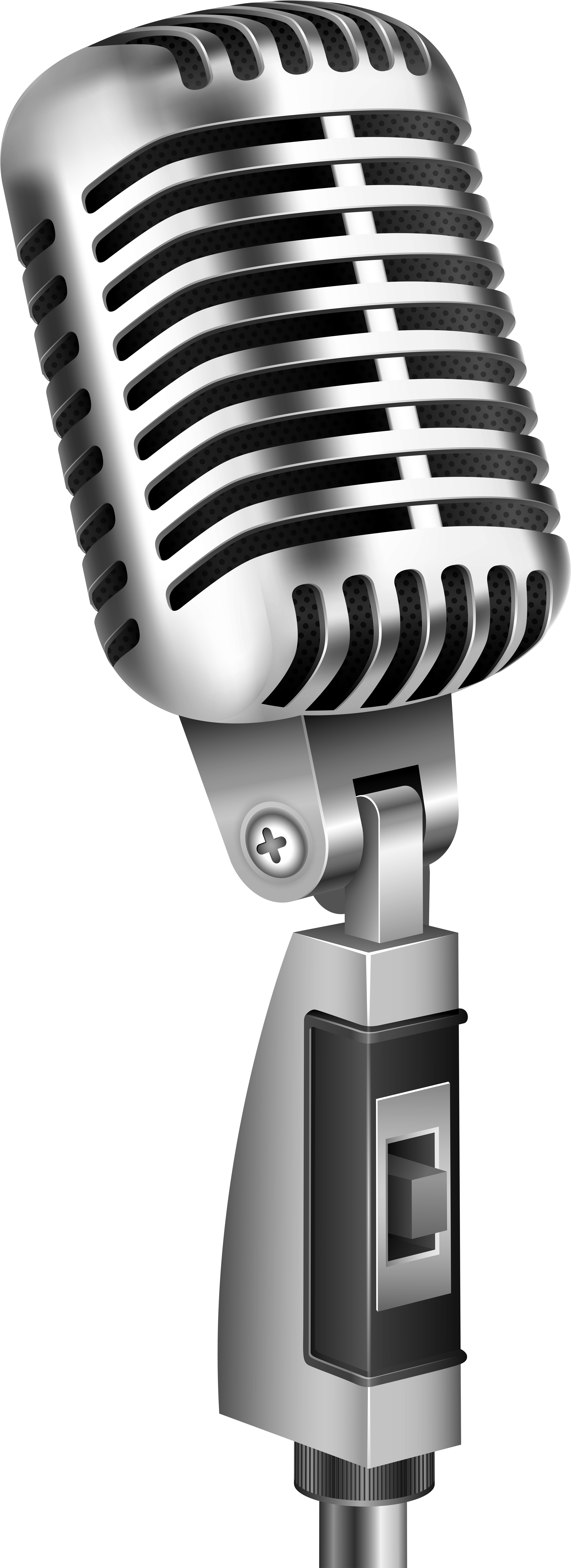 Radio Mic Gif Clipart (2962x8000), Png Download