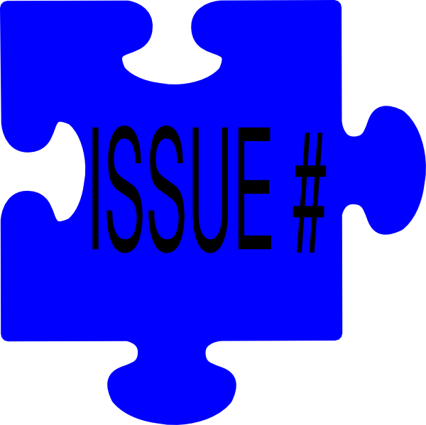 Issue - Light Blue Puzzle Piece Clipart (600x599), Png Download