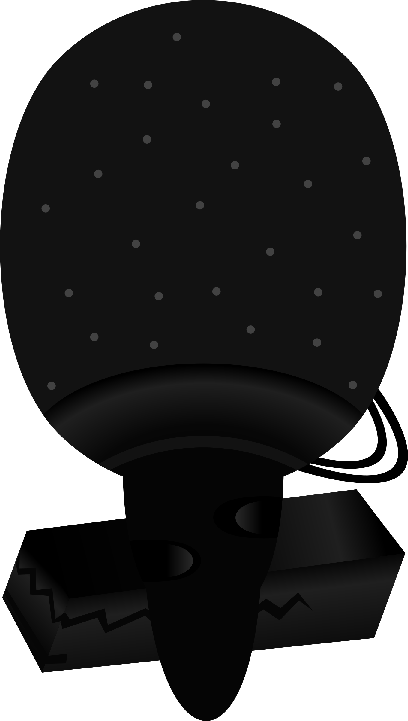 Big Image - Lavalier Microphone Clipart (1360x2400), Png Download