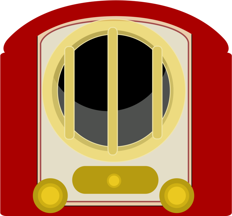 Microphone Radio Receiver Antique Radio Radio Wave - Clip Art - Png Download (1323x750), Png Download