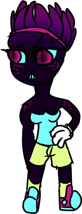 Nix The Sea Urchin - Cartoon Clipart (640x860), Png Download