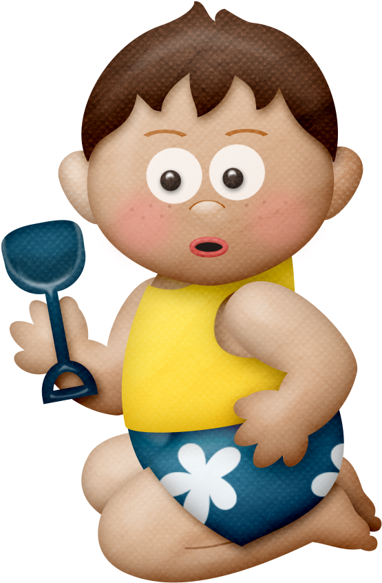 Lliella Boy3d - Niños En La Playa Png Clipart (658x800), Png Download