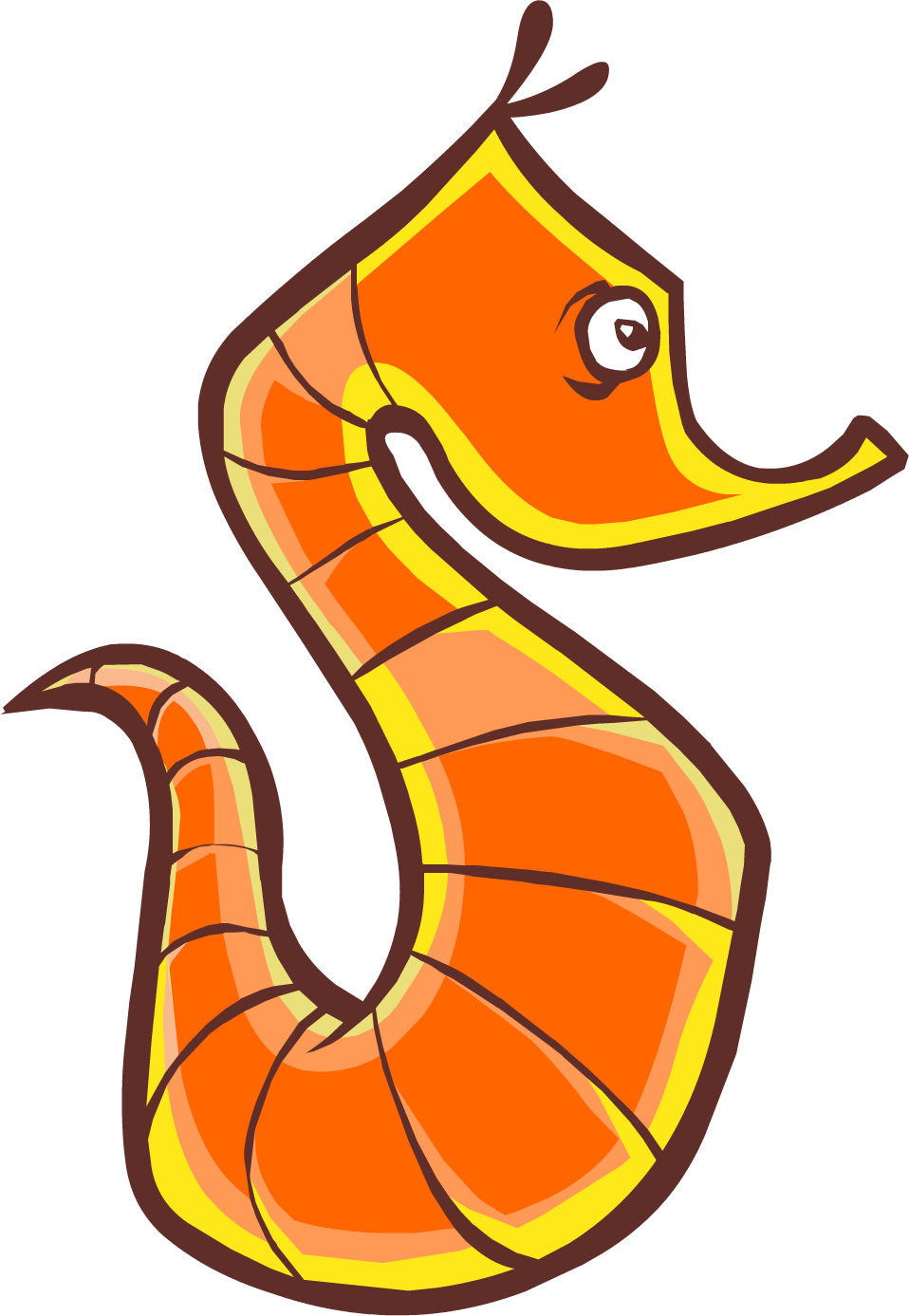 Seahorse Clipart (958x1387), Png Download