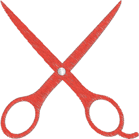 Tesoura Em Png - Desenho Tesoura Cabeleireiro Png Clipart (600x600), Png Download