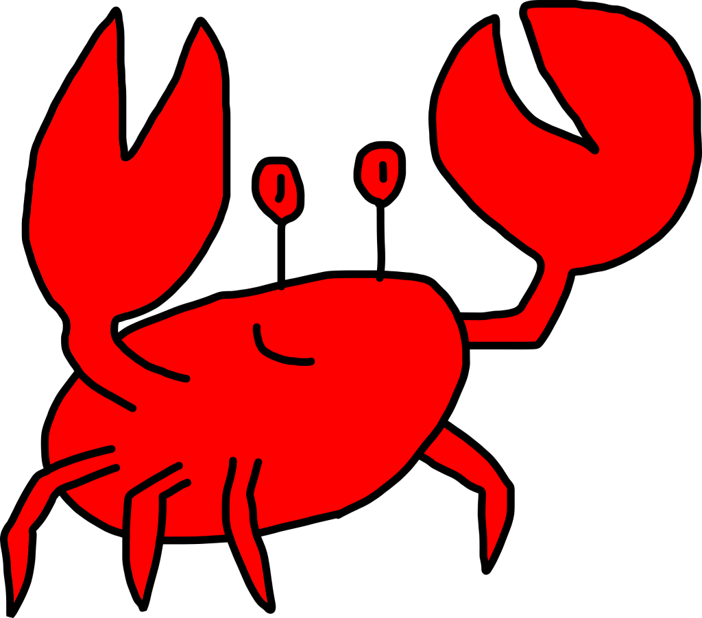 Crabs Clipart Shrimp - Friendly Crab - Png Download (800x704), Png Download