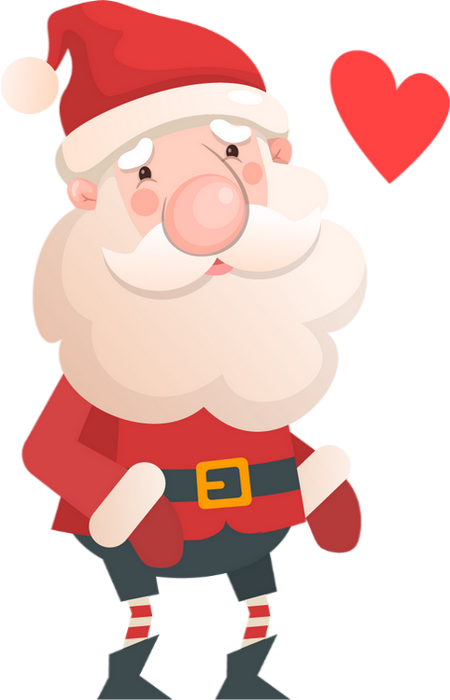 Père Noël Png - Christmas Day Clipart (450x700), Png Download