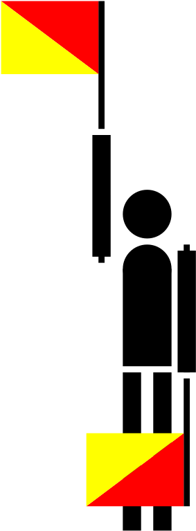 Delta Robot Clipart Icon Png - Semaphore Signal For D Transparent Png (879x800), Png Download