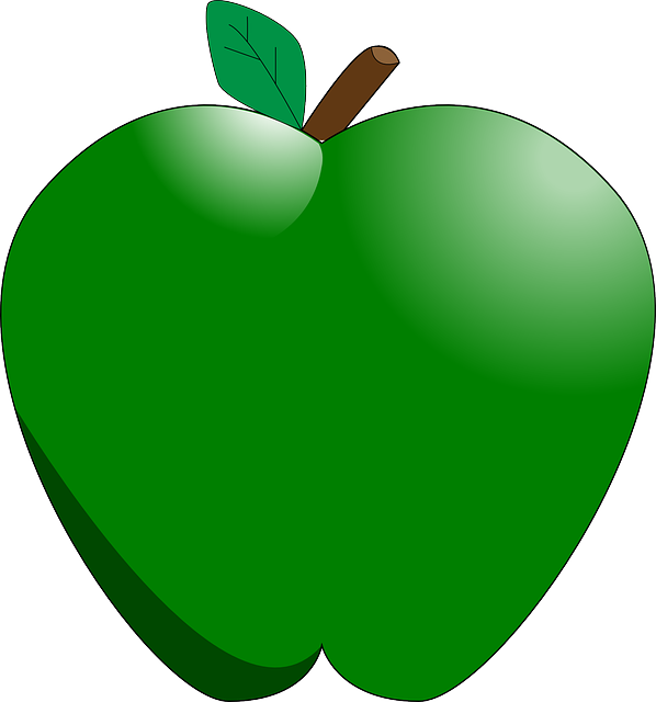 Green Apple Clipart Cartoon Apple Transparent Background Png Download Full Size Clipart 203946 Pinclipart
