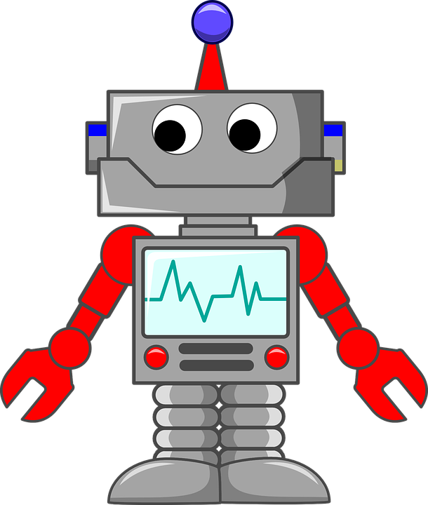 Imagenes De Robot Gallery - Dibujo De Un Robot A Color Clipart (610x720), Png Download